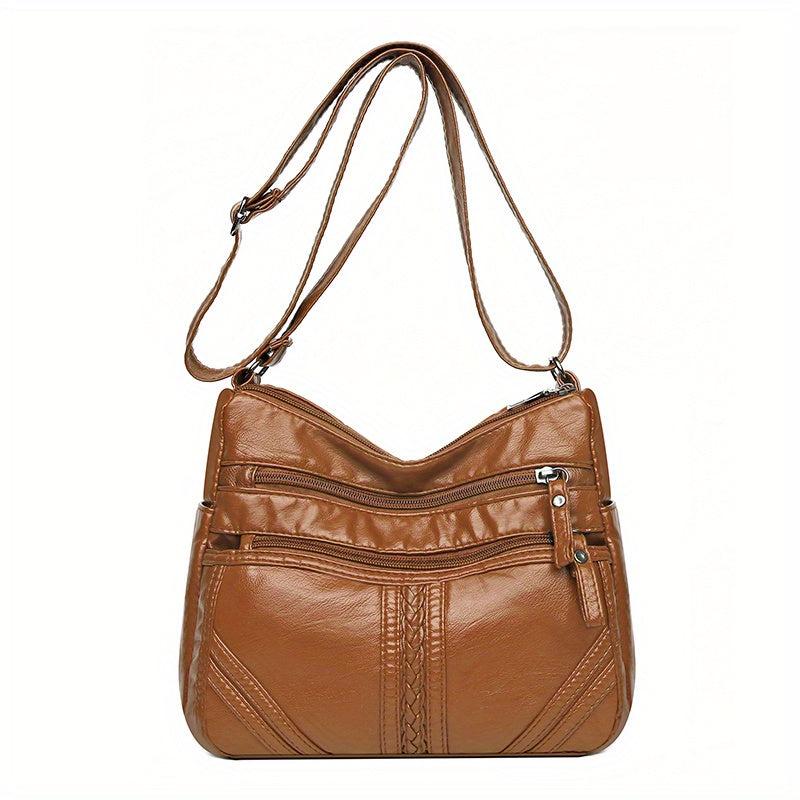 Large Capacity Faux Leather Tote Bag