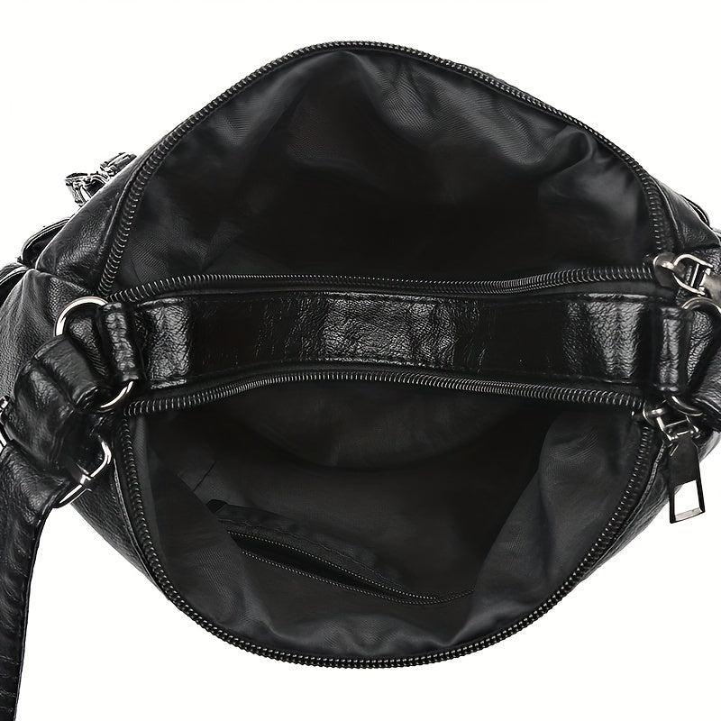 Large Capacity Faux Leather Tote Bag