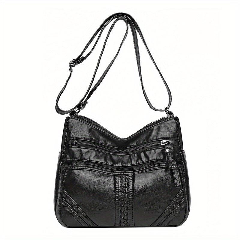 Large Capacity Faux Leather Tote Bag