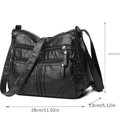 Large Capacity Faux Leather Tote Bag