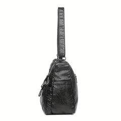 Large Capacity Faux Leather Tote Bag