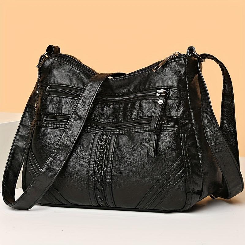 Large Capacity Faux Leather Tote Bag