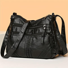 Large Capacity Faux Leather Tote Bag