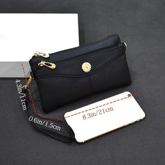 Metal Decor Clutch Purse Crossbody Bag Wristlet Phone Bag 8 3 4 3 0 6 inch