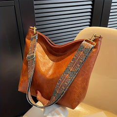 Vintage Ethnic Style Bucket Bag for Women