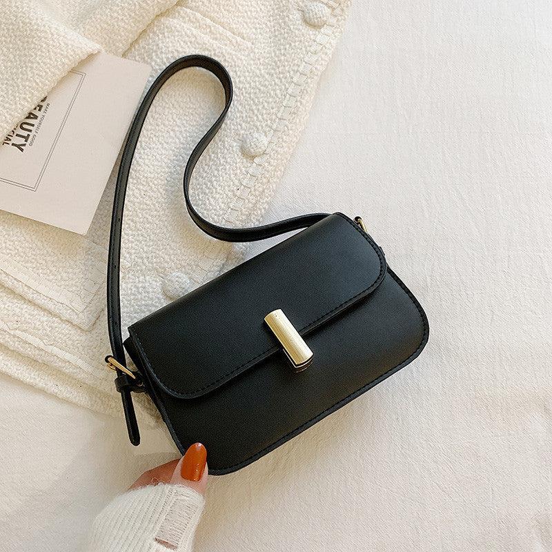 Solid Square Underarm Bag Women's Minimalist Shoulder Bag