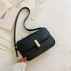 Solid Square Underarm Bag Women's Minimalist Shoulder Bag