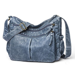 Textured PU Leather Crossbody Bag Purse