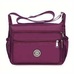 Letter Patch Decor Crossbody Bag Women's Shoulder Bag For Travel & Daily