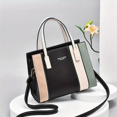 Colorblock Tote Bag Classic Shoulder Bag