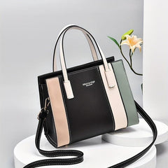 Colorblock Tote Bag Classic Shoulder Bag
