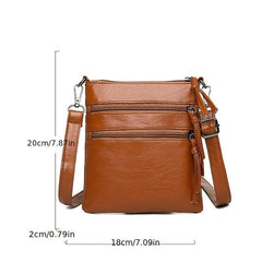 Vintage Square Shoulder Bag Classic Crossbody Bag