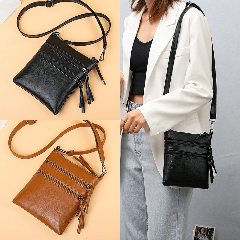 Vintage Square Shoulder Bag Classic Crossbody Bag