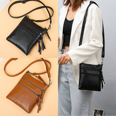 Vintage Square Shoulder Bag Classic Crossbody Bag