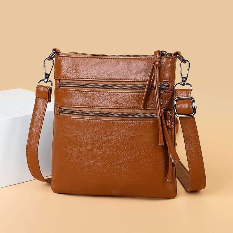 Vintage Square Shoulder Bag Classic Crossbody Bag
