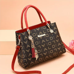 Vintage Pattern Tote Satchel Bag For Work