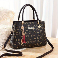Vintage Pattern Tote Satchel Bag For Work