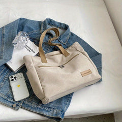 Large Capacity Minimalist Shoulder Bag Women's Versatile Tote Bag