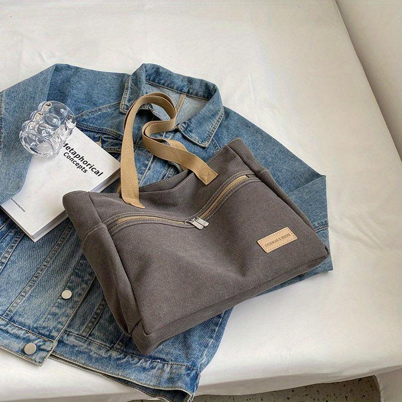 Large Capacity Minimalist Shoulder Bag Women's Versatile Tote Bag
