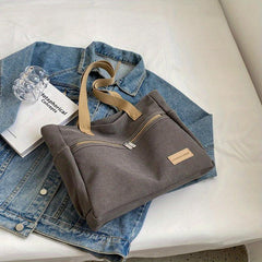 Large Capacity Minimalist Shoulder Bag Women's Versatile Tote Bag