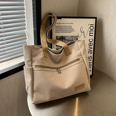 Large Capacity Minimalist Shoulder Bag Women's Versatile Tote Bag