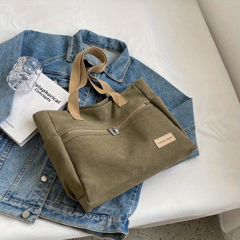 Large Capacity Minimalist Shoulder Bag Women's Versatile Tote Bag