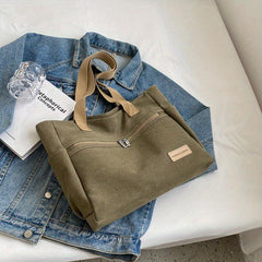 Large Capacity Minimalist Shoulder Bag Women's Versatile Tote Bag