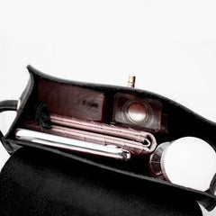 Mini Twist Lock Square Shoulder Bag Metal Decor Flap Crossbody Purse