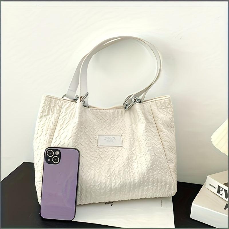 Large Capacity Tote Bag Durable Lightweight Shoulder Bag