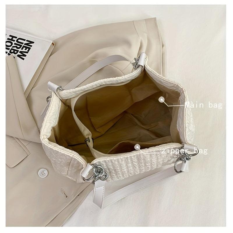 Large Capacity Tote Bag Durable Lightweight Shoulder Bag