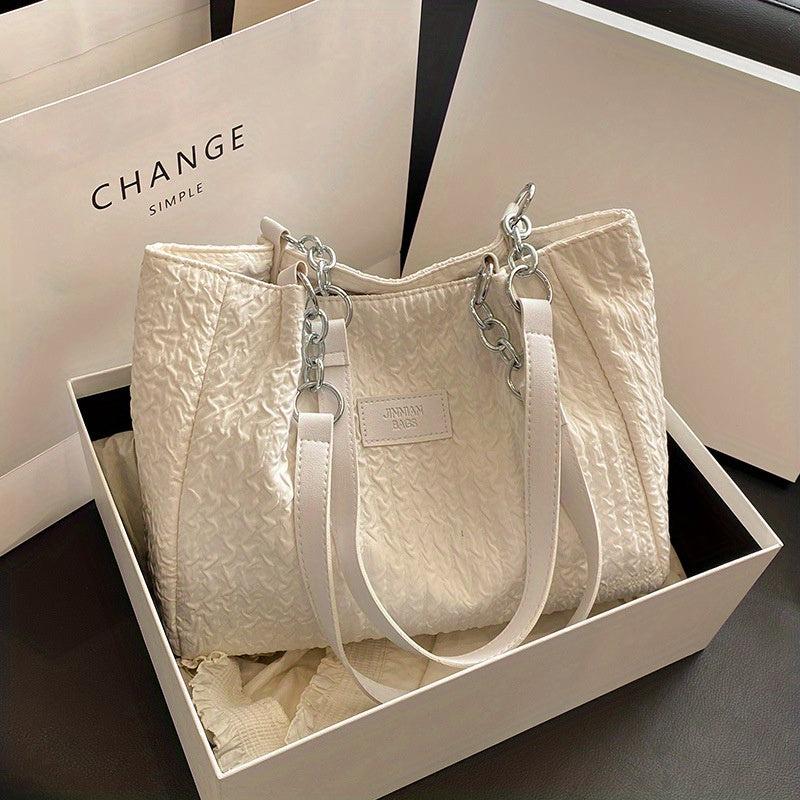 Large Capacity Tote Bag Durable Lightweight Shoulder Bag