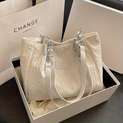 Large Capacity Tote Bag Durable Lightweight Shoulder Bag