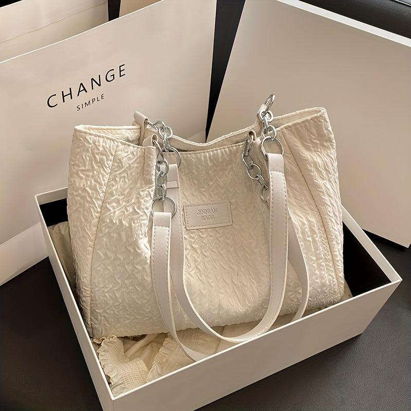 Large Capacity Tote Bag Durable Lightweight Shoulder Bag