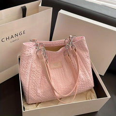 Large Capacity Tote Bag Durable Lightweight Shoulder Bag