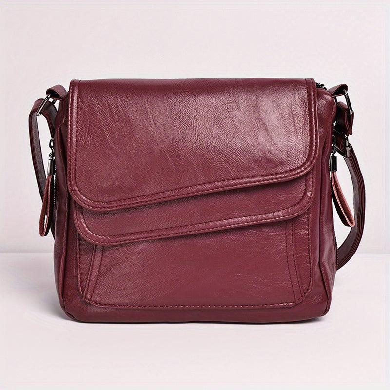 Soft Leather Crossbody Bag Women's Travel Purses