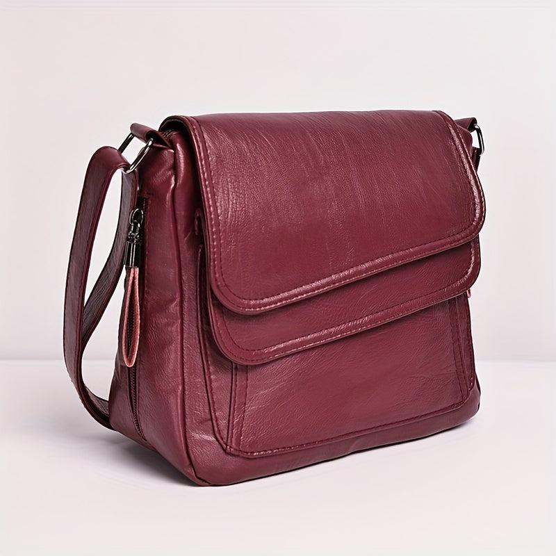 Soft Leather Crossbody Bag Women's Travel Purses