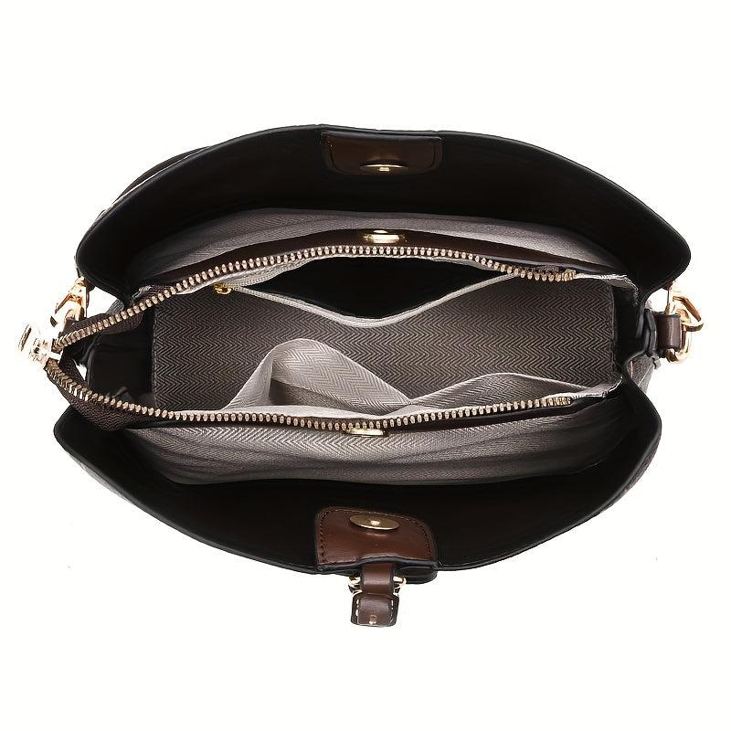 Stylish Letter Print Shoulder Bag Large Capacity Tote Bag