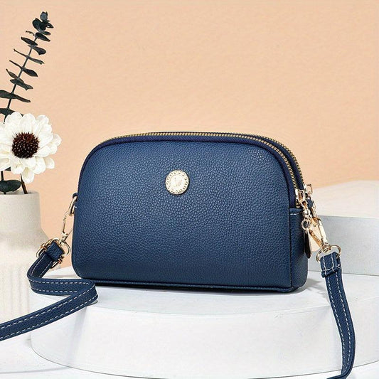 Classic Vintage Pattern Shoulder Bag Crossbody Bag Zipper Purse