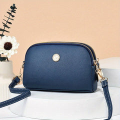 Classic Vintage Pattern Shoulder Bag Crossbody Bag Zipper Purse
