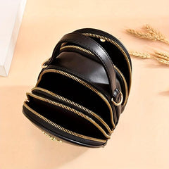 Minimalist Zipper Shoulder Bag All Match Satchel Bag