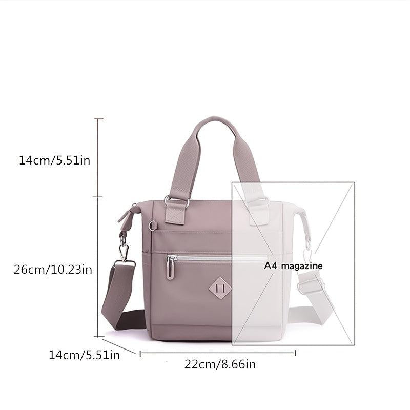 Nylon Crossbody Bag Lightweight Shoulder Handbag For Sports & Travel