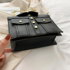 Punk Style Evening Handbag Shoulder Bag Purse for Women