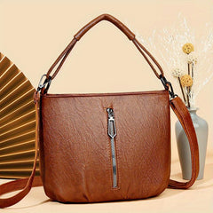 Vintage Crossbody Bucket Bag Retro Shoulder Bag Women's Versatile Handbag