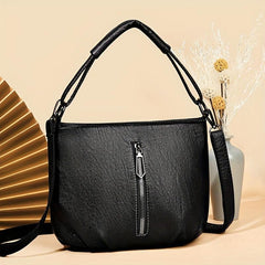 Vintage Crossbody Bucket Bag Retro Shoulder Bag Women's Versatile Handbag