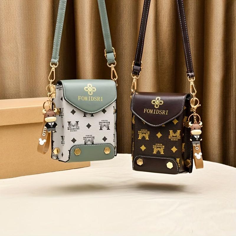 Flap Shoulder Bag PU Leather Mini Crossbody Bag