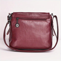 Layer Flap Crossbody Bag Women's Shoulder Purse