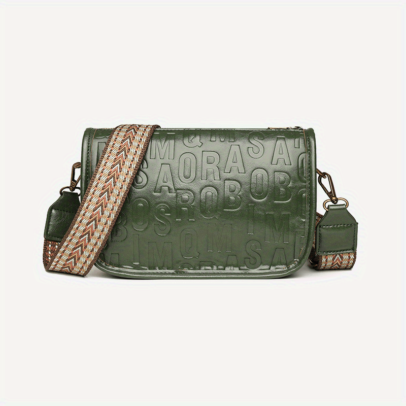 Embossed Crossbody Bag Vintage Shoulder Small Purse For Women