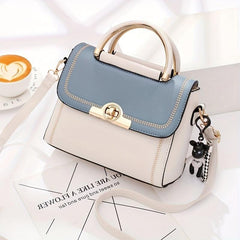 Stylish Handbag with Top Handle and Crossbody Strap