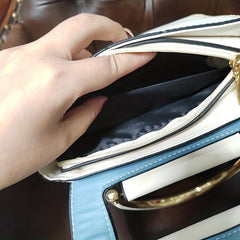 Stylish Handbag with Top Handle and Crossbody Strap