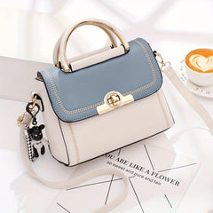 Stylish Handbag with Top Handle and Crossbody Strap